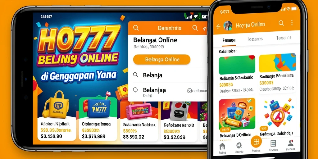 Antarmuka aplikasi HO777 yang modern dan user-friendly.